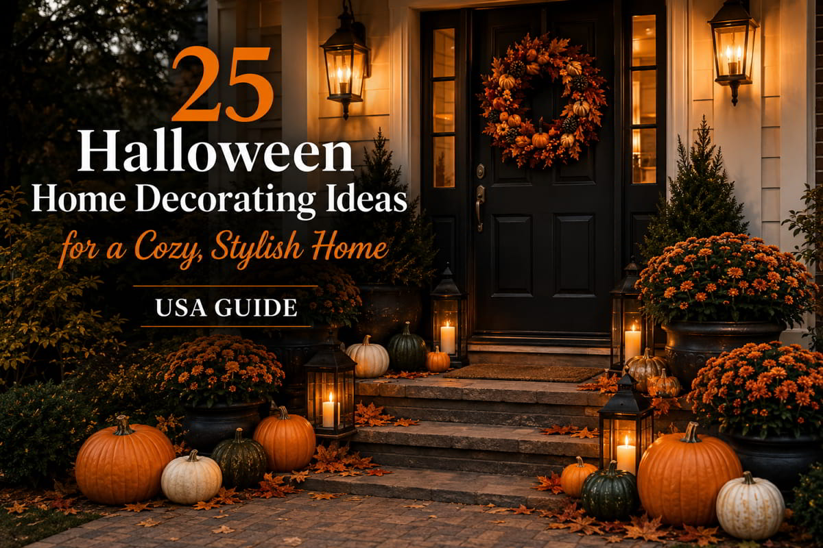 25 Halloween home decorating ideas for a cozy, stylish American home