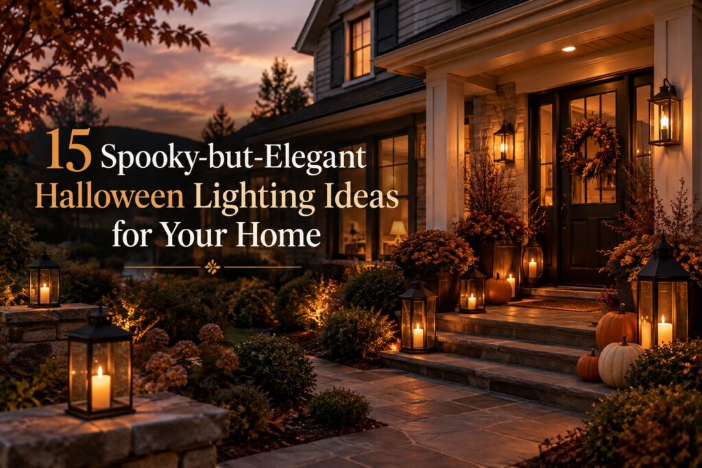 15 Spooky-but-Elegant Halloween Lighting Ideas for Your Home