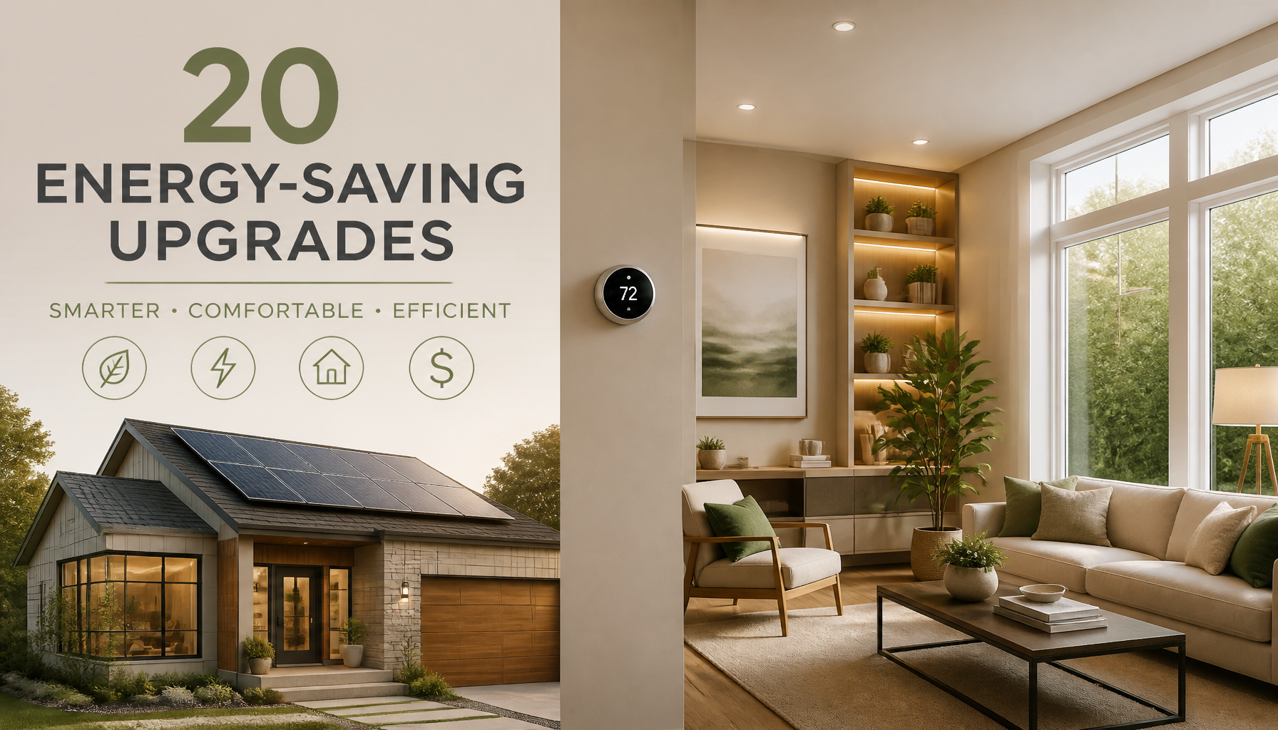 20 Home Energy-Saving Upgrades Worth Considering