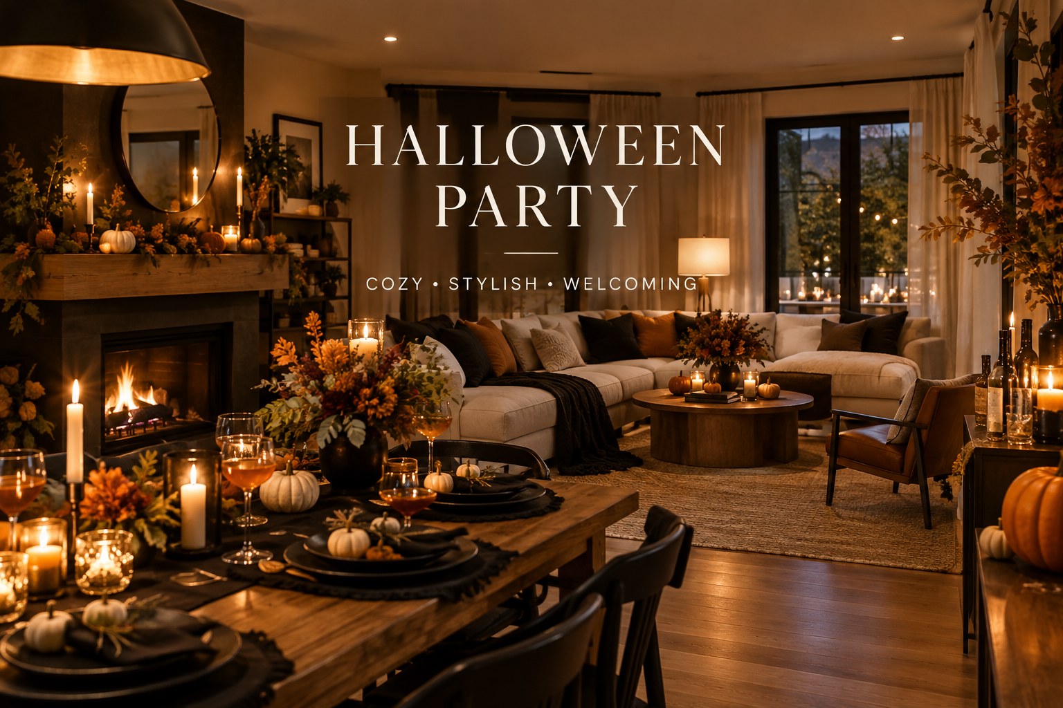 20 Halloween Party Hosting Ideas for a Cozy, Stylish Home