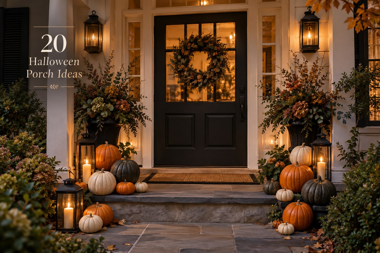 20 Halloween Porch Decorating Ideas for a Stylish, Welcoming Entrance