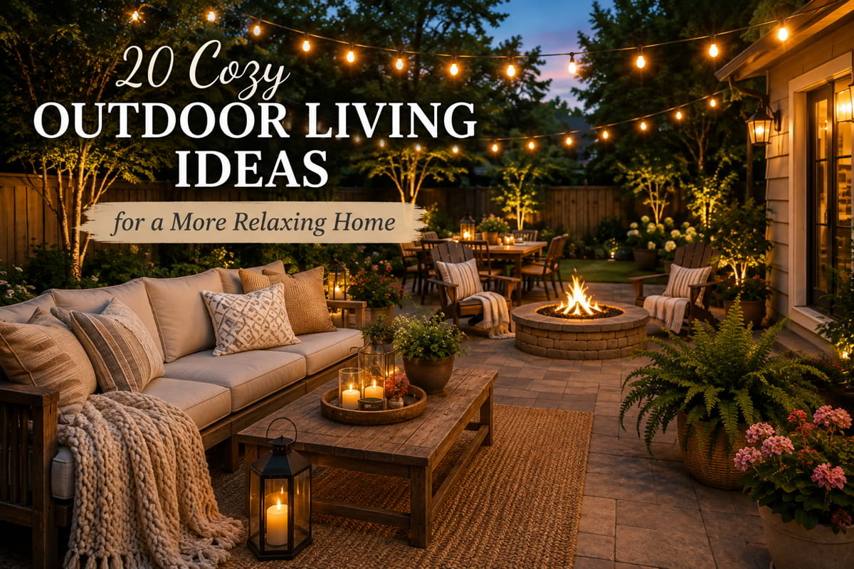 Cozy outdoor living ideas for a relaxing backyard