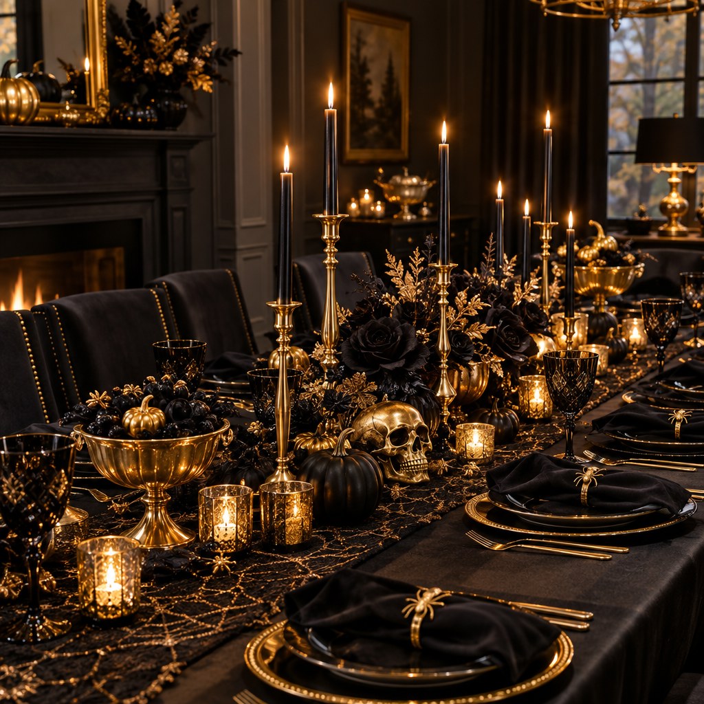 Halloween dining room decorating idea 10