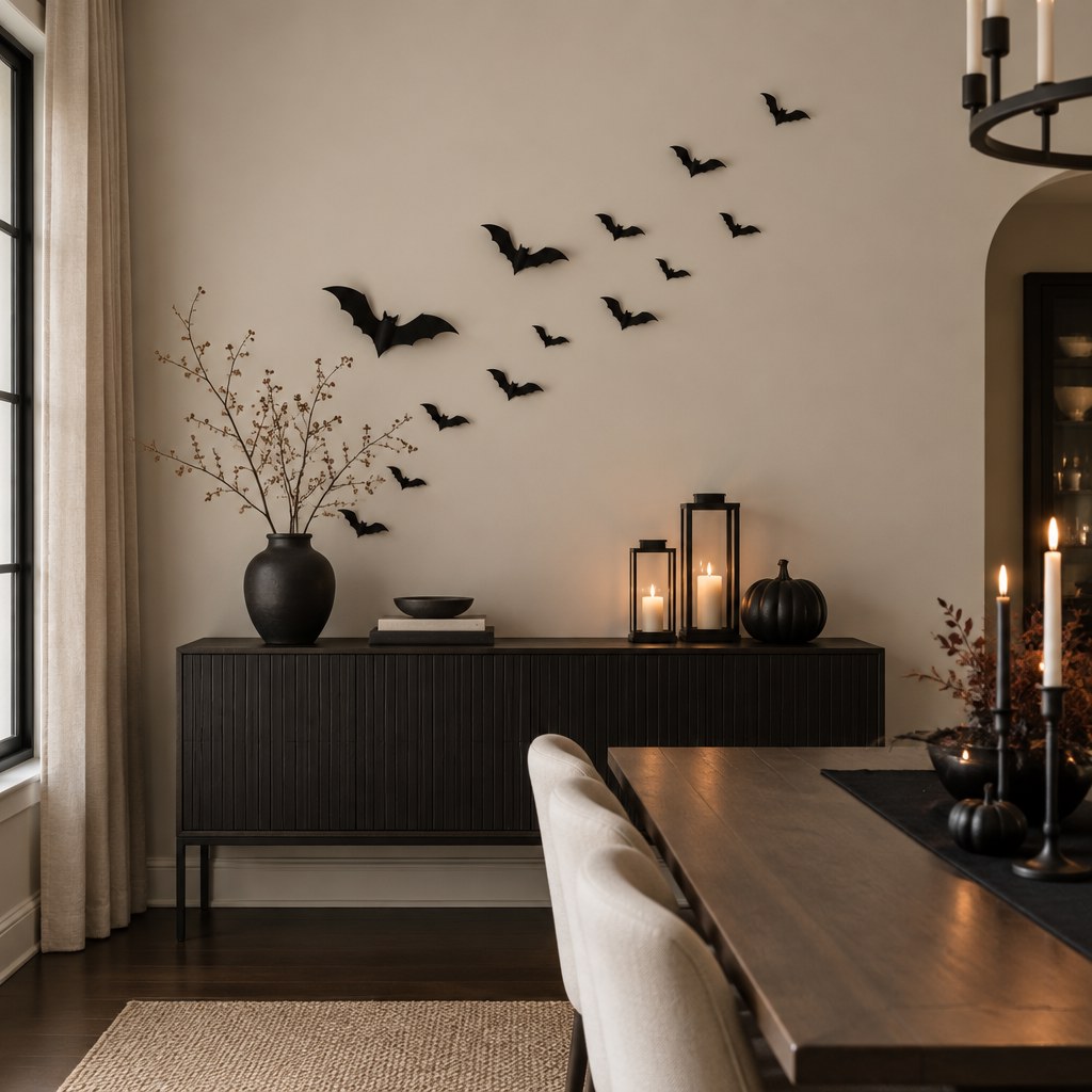 Halloween dining room decorating idea 11