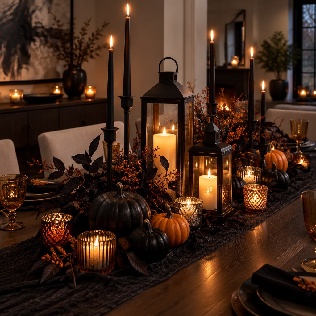 Halloween dining room decorating idea 2