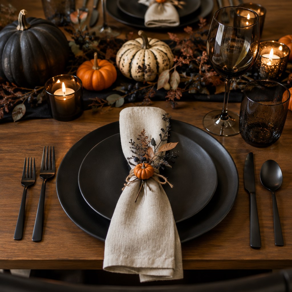 Halloween dining room decorating idea 4