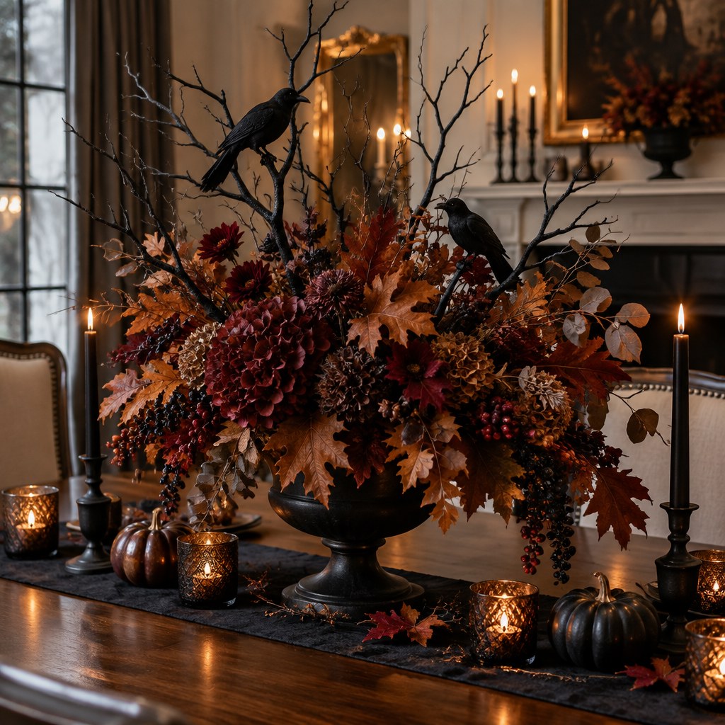 Halloween dining room decorating idea 7